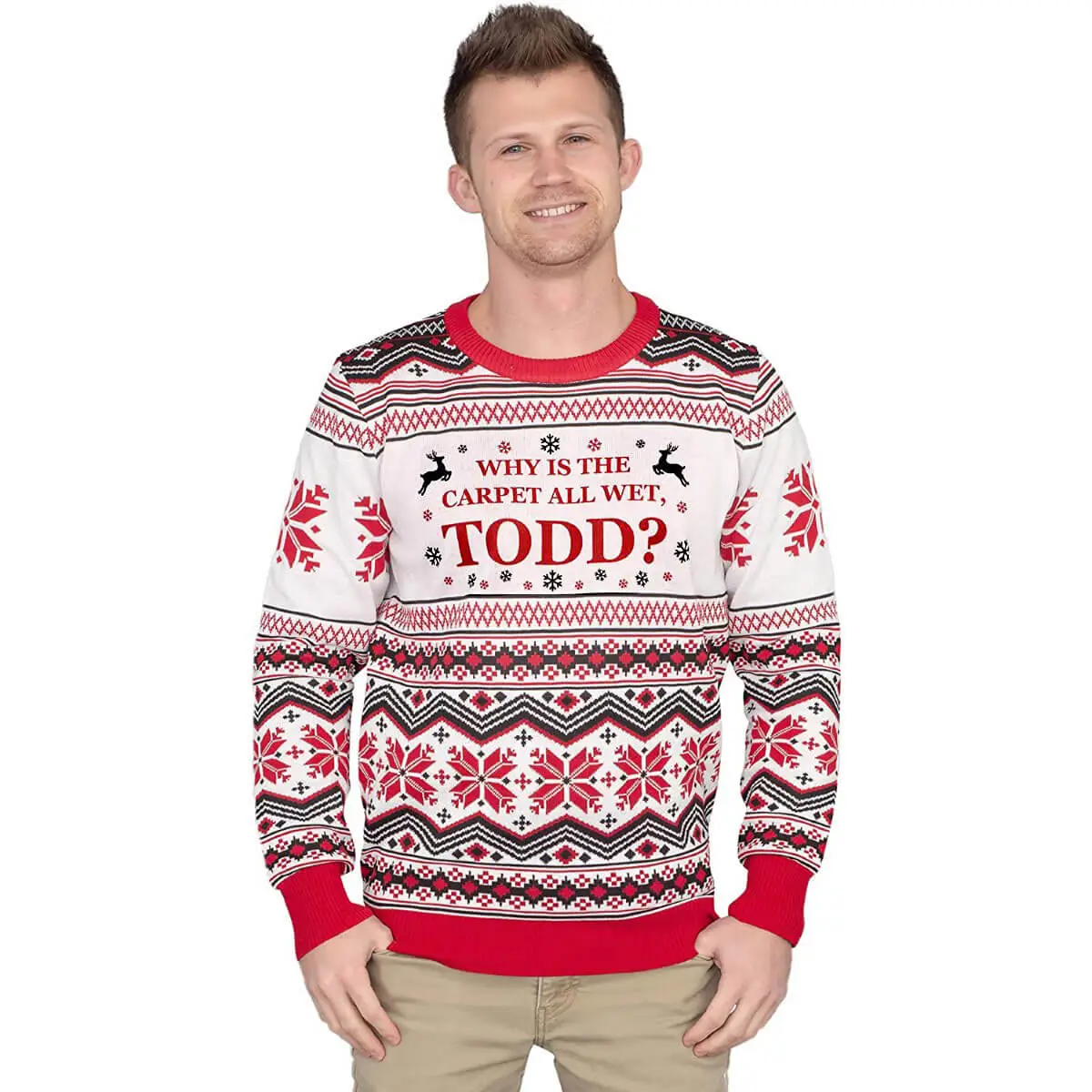 Why Is The Carpet All Wet, Todd? Ugly Sweater 2 Why Is The Carpet All Wet, Todd? Ugly Sweater - Image 2