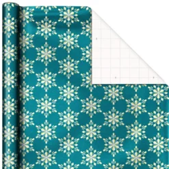 Hallmark Winter Glow 3-Pack Christmas Wrapping Paper Assortment, 80 Sq. Ft. 11 Hallmark Winter Glow 3-Pack Christmas Wrapping Paper Assortment, 80 Sq. Ft. -Hallmark Shop Winter Glow Christmas Wrapping Paper Assortment 5JXW1060 04