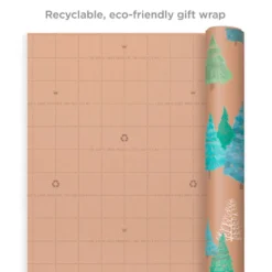 Hallmark Winter Nature Kraft Prints 3-Pack Christmas Wrapping Paper, 90 Sq. Ft. 15 Hallmark Winter Nature Kraft Prints 3-Pack Christmas Wrapping Paper, 90 Sq. Ft. -Hallmark Shop Winter Nature 3Pack Christmas Wrapping Paper 5JXW1051 08