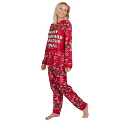 Women's Home Alone Merry Christmas Ya Filthy Animal Pajamas Jump Suit -Hallmark Shop Women E2 80 99s Home Alone Merry Christmas Ya Filthy Animal Pajama Jump Suit 1
