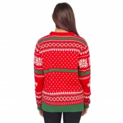 Women's Merry Christmas Ya Filthy Animal Snowflake And Reindeer Ugly Christmas Sweater 7 Women's Merry Christmas Ya Filthy Animal Snowflake And Reindeer Ugly Christmas Sweater -Hallmark Shop Women E2 80 99s Merry Christmas Ya Filthy Animal Snowflake and Reindeer Ugly Sweater 3