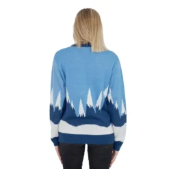 Women's Yeti To Party Light Up LED Ugly Christmas Sweater 9 Women's Yeti To Party Light Up LED Ugly Christmas Sweater -Hallmark Shop Women E2 80 99s Yeti to Party Abominable Snowman Light up LED Ugly Sweater Back