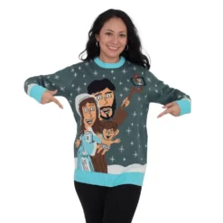 Women's Baby Jesus Family Selfie Ugly Christmas Sweater