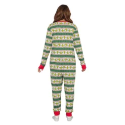 Women's Grinch Family Faces Christmas Pajamas Union Suit -Hallmark Shop Womens Grinch Family Faces Christmas Pajama Union Suit 4