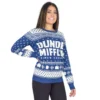 Women's The Office Dunder Mifflin Blue Ugly Christmas Sweater