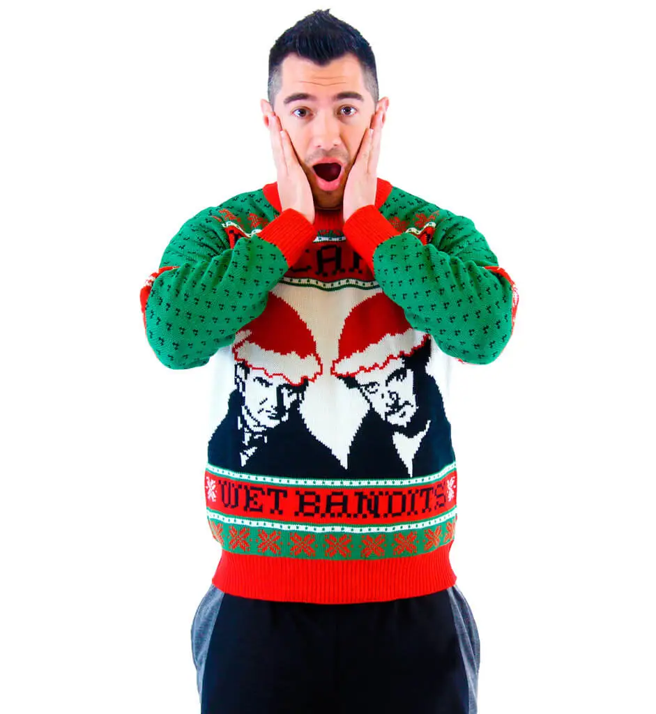 Home Alone Wet Bandits Ugly Christmas Sweater 2 Home Alone Wet Bandits Ugly Christmas Sweater - Image 2