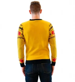 Guns N' Roses Ugly Christmas Sweater -Hallmark Shop guns and roses mustard ugly christmas sweater41