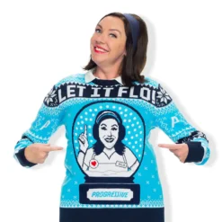Official Progressive "Let It Flo!" Unisex Ugly Sweater